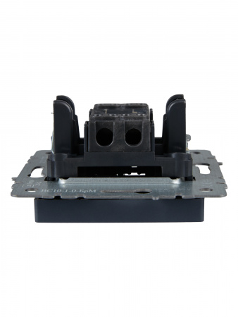 BR-V10-0-10-K35 BRITE Выключатель одноклавишный 10А ВС10-1-0-БрМ маренго IEK 