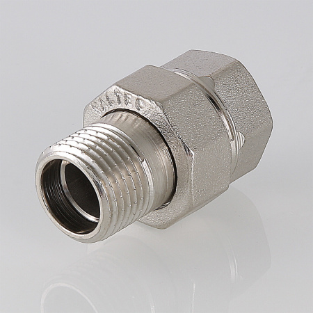 Сгон разъемный ВН 2' прямой (американка), никелированный VALTEC VTr.341.N.0009 S34110009