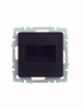 BRITE Розетка компьютерная двойная RJ45 кат.5E РК10-2-БрЧ черный IEK BR-K20-1-K02