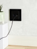 BRITE Розетка компьютерная двойная RJ45 кат.5E РК10-2-БрЧ черный IEK BR-K20-1-K02