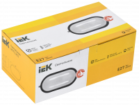 Светильник НПП1201 белый/овал 100Вт IP54 IEK LNPP0-1201-1-100-K01