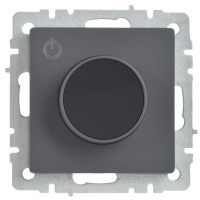 BRITE Термостат электронный с индикацией ТС10-1-БрГ графит IEK BR-RT11-K53