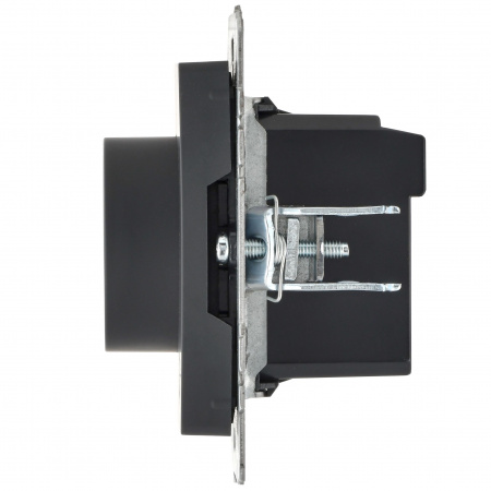 BRITE Термостат электронный с индикацией ТС10-1-БрГ графит IEK BR-RT11-K53