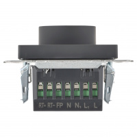 BRITE Термостат электронный с индикацией ТС10-1-БрГ графит IEK BR-RT11-K53