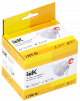 Датчик движения ДД-МВ 301 белый, 1200Вт, 360 гр.,8М,IP20,IEK LDD11-301MB-1200-001