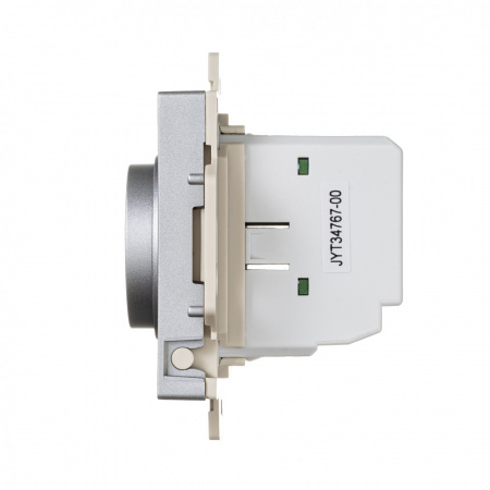 ATLASDESIGN ТЕРМОСТАТ электрон. теплого пола с датчиком, 10A, механизм, АЛЮМИНИЙ Systeme Electric ATN000335