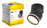 LIGHTING Светильник 4034 настенно-потолочный под лампу GX53 черный IEK LT-USB0-4034-GX53-1-K02