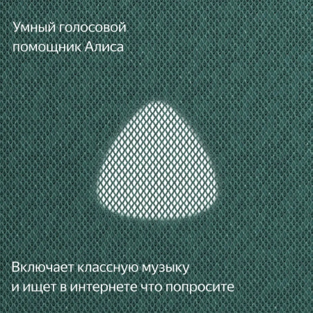 Умная колонка Яндекс Станция Макс с Алисой, с Zigbee, 65Вт Green (в комплекте пульт ДУ YNDX-00402) Yandex YNDX-00053Z