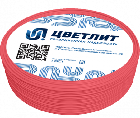 Провод силовой ПуГВнг(А)-LS 1х1.5 красный ТРТС Цветлит КЗ 00-00130579