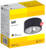 LT-UPB0-4017-GX53-1-K56 LIGHTING Светильник 4017 накладной потолочный под лампу GX53 черный/хром IEK 