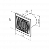 Вентилятор осевой с низким уровнем шума D125 ZERNBERG 10222521 00-022252  