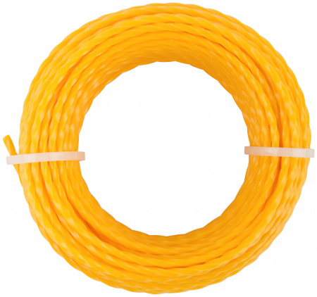 Леска для садовых триммеров крученая ''Квадрат'' 2.4 мм х 15 м FIT РОС 78026