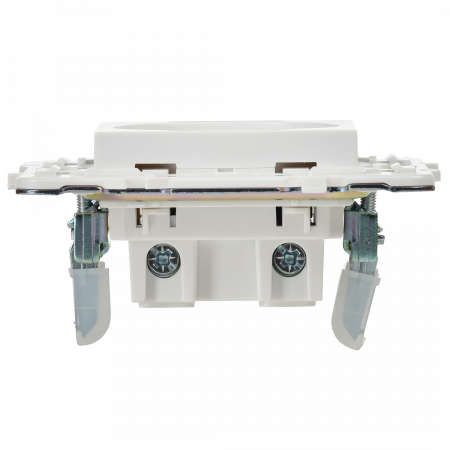 SK-R10-10-K01 SKANDY Розетка без заземления без защитных шторок 10А SK-R02W арктический белый IEK 