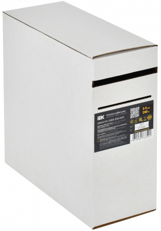 Оплетка кабельная 3-5мм полиэстер 200м черная IEK UBS10-PL-0305-200-K02