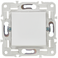 SKANDY Выключатель 1-клавишный 10А SK-V01W арктический белый IEK SK-V10-0-10-K01