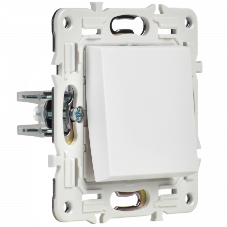 SK-V10-0-10-K01 SKANDY Выключатель 1-клавишный 10А SK-V01W арктический белый IEK 