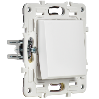 SKANDY Выключатель 1-клавишный 10А SK-V01W арктический белый IEK SK-V10-0-10-K01