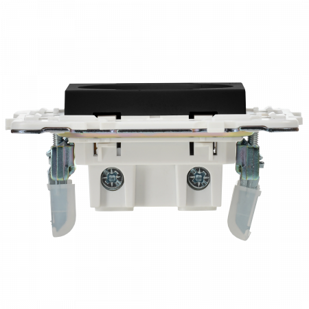 SKANDY Розетка без заземления без защитных шторок 10А SK-R02Bl черный IEK SK-R10-10-K02