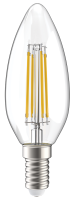Лампа светодиодная C35 свеча прозрачная 7Вт 230В 3000К E14 серия 360° IEK LLF-C35-7-230-30-E14-CL