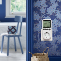 Ваттметр с подсветкой RX-11 вертик 2х тарифный 16А REXANT 10-6100