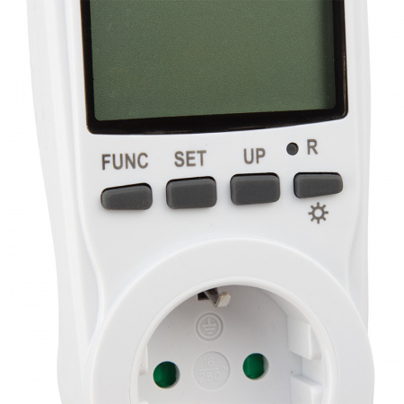 Ваттметр с подсветкой RX-11 вертик 2х тарифный 16А REXANT 10-6100