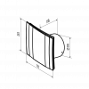 00-022340 Вентилятор осевой для вытяжной вентиляции 100 ZERNBERG 10223401   