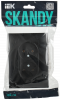 SKANDY Розетка 2-местная без заземления без защитных шторок 10А в сборе SK-R10Bl черный IEK SK-R20-10-K02-F