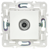 SKANDY Розетка TV оконечная SK-A12W арктический белый IEK SK-A10-O-K01