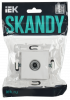 SK-A10-O-K01 SKANDY Розетка TV оконечная SK-A12W арктический белый IEK 