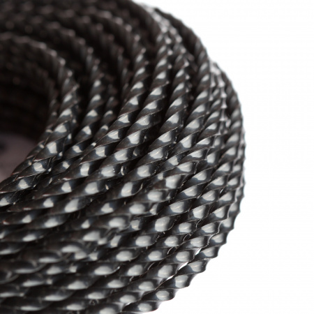 Леска  Profline D 3.0 мм L 15 м (скрученный квадрат, черный) 300-15-5 на пластиковой обойме Patriot 805402211