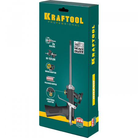 06853 Цельнометаллический пистолет для монтажной пены Grand KRAFTOOL 