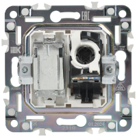 SKANDY Розетка двойная TV+RJ45 кат.5E SK-A14Bl черный IEK SK-AK20-1-K02