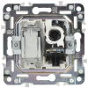 SKANDY Розетка двойная TV+RJ45 кат.5E SK-A14Bl черный IEK SK-AK20-1-K02