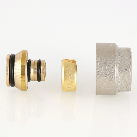 VT.4420.NE.16 Соединитель обжимной 16 (2.0) х 3/4' EK для металлопластиковой трубы VALTEC  IV4420162