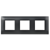 SKANDY Рамка 3-местная SK-F03Bl черный IEK SK-M32-K02