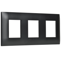 SKANDY Рамка 3-местная SK-F03Bl черный IEK SK-M32-K02
