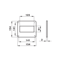Площадка торцевая 60х120 в индивидуальной упаковке 75 ZERNBERG 10191841 00-019184  
