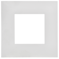 SKANDY Рамка 1-местная SK-F01W арктический белый IEK SK-M12-K01