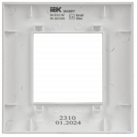 SKANDY Рамка 1-местная SK-F01W арктический белый IEK SK-M12-K01