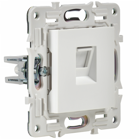 SKANDY Розетка компьютерная RJ45 кат.5E SK-K01W арктический белый IEK SK-K10-1-K01