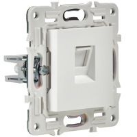 SKANDY Розетка компьютерная RJ45 кат.5E SK-K01W арктический белый IEK SK-K10-1-K01