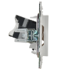 SKANDY Розетка компьютерная RJ45 кат.5E SK-K01W арктический белый IEK SK-K10-1-K01