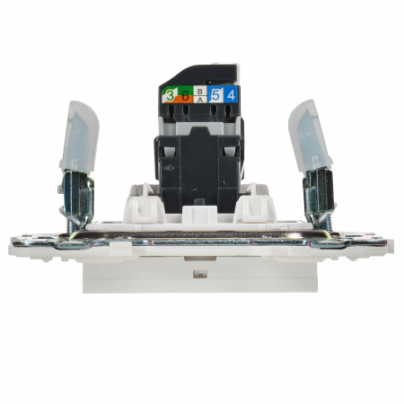 SKANDY Розетка компьютерная RJ45 кат.5E SK-K01W арктический белый IEK SK-K10-1-K01