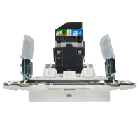 SKANDY Розетка компьютерная RJ45 кат.5E SK-K01W арктический белый IEK SK-K10-1-K01