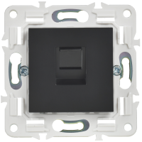 SKANDY Розетка компьютерная RJ45 кат.5E SK-K01Bl черный IEK SK-K10-1-K02