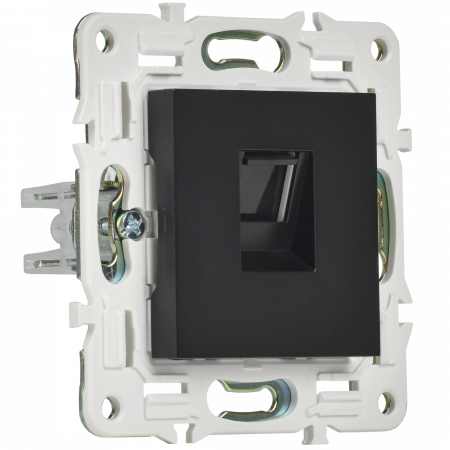 SKANDY Розетка компьютерная RJ45 кат.5E SK-K01Bl черный IEK SK-K10-1-K02