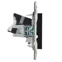 SKANDY Розетка компьютерная RJ45 кат.5E SK-K01Bl черный IEK SK-K10-1-K02