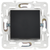 SKANDY Выключатель 1-клавишный кнопочный 10А SK-V14Bl черный IEK SK-V17-0-10-K02