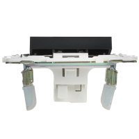 SKANDY Выключатель 1-клавишный кнопочный 10А SK-V14Bl черный IEK SK-V17-0-10-K02