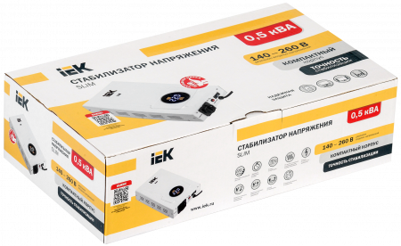 IVS22-1-D05-09 Стабилизатор напр. 1-ф. настен. 0.5кВА SLIM IEK 